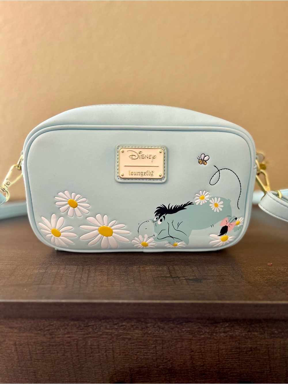 Disney Loungefly Winnie the Pooh Eeyore Daisy Floral Crossbody Bag